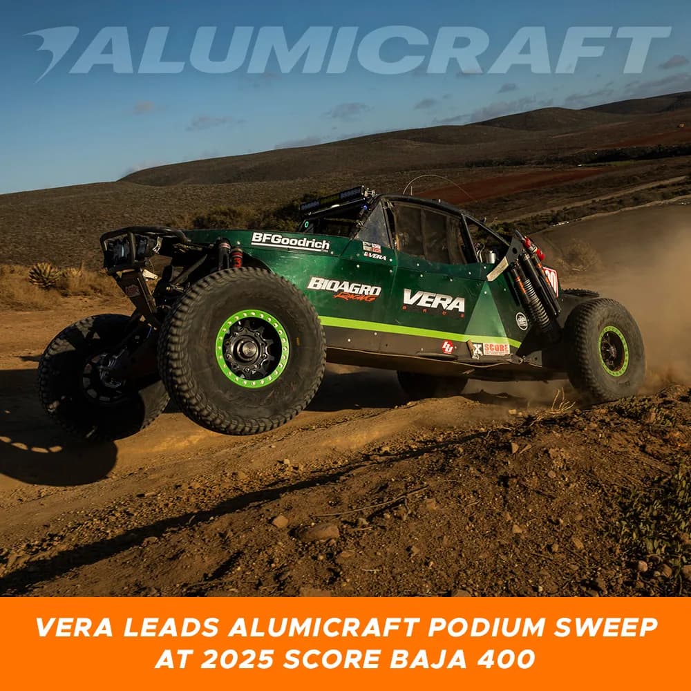 Vera Leads Alumicraft Podium Sweep at 2025 SCORE Baja 400