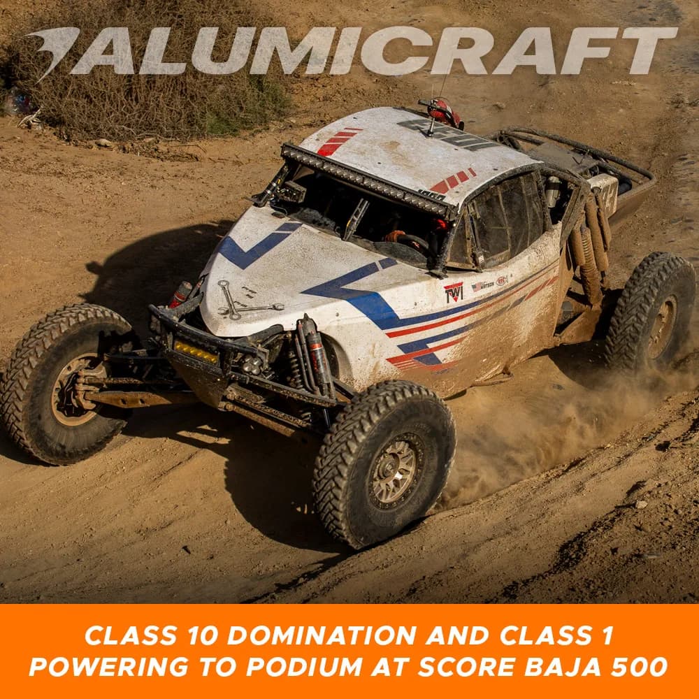 Alumicraft Dominates Class 10 And Powers to Podium in Class 1 at SCORE Baja 500